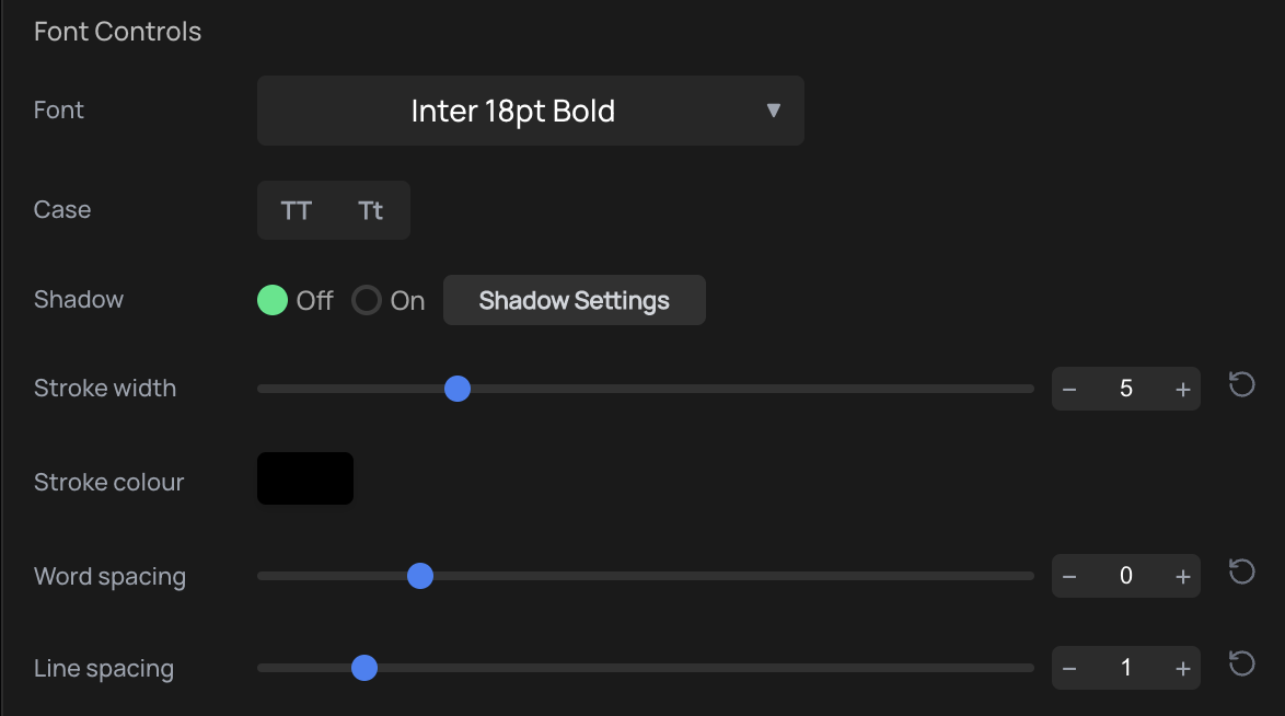Customizing fonts and styling